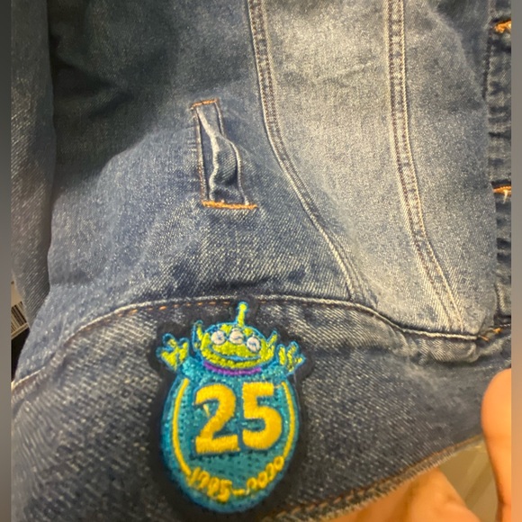 NWT Disney Pixar Toy Story Denim Embroidered Jacket - Picture 4 of 8